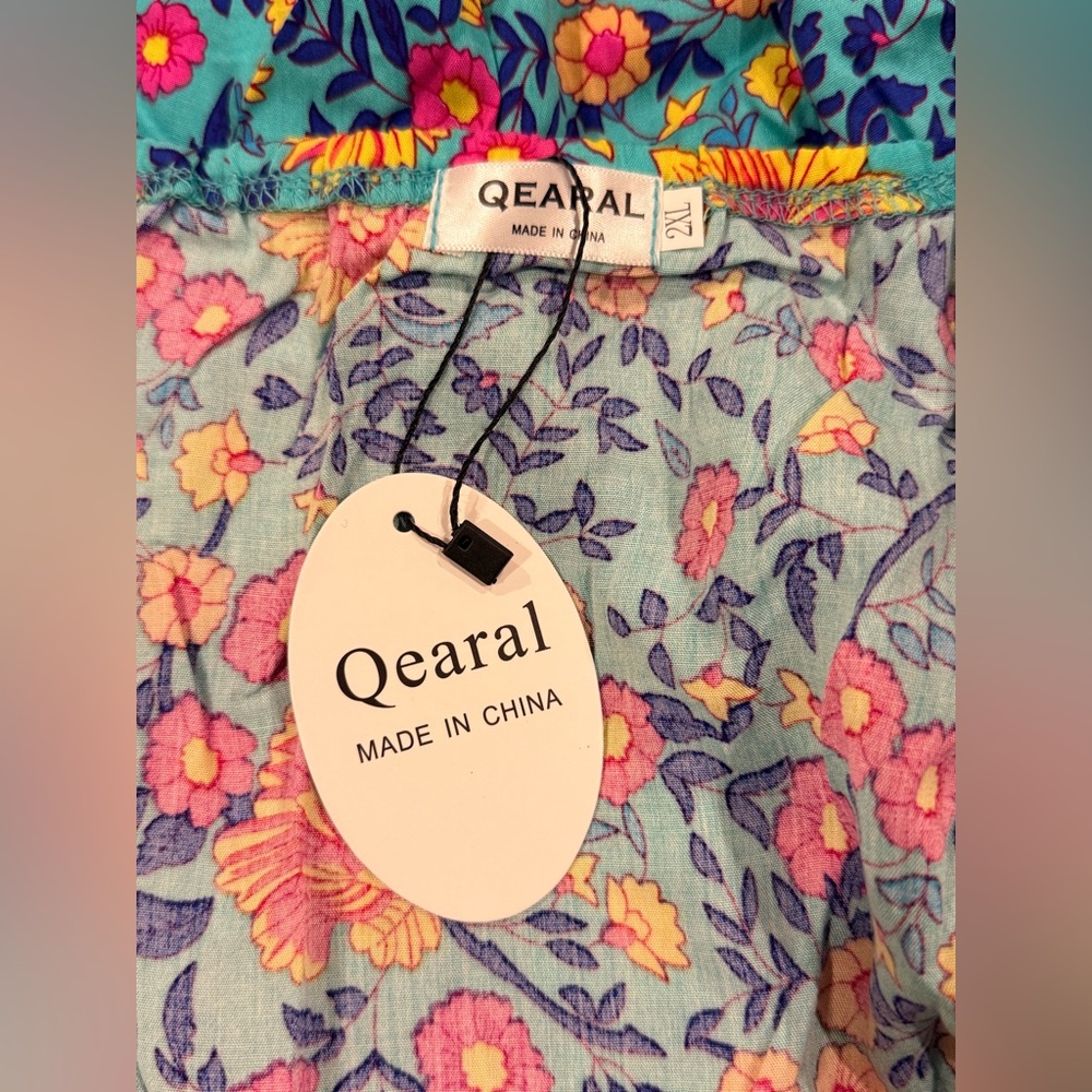 Qearal Floral Boho Summer Dress - Picture 3 of 6